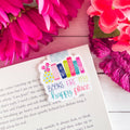 The Scholarly Anchor: "Books Are My Happy Place" Magnetic Bookmark