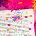 The Floral Anchor: "Just One More Chapter" Magnetic Bookmark