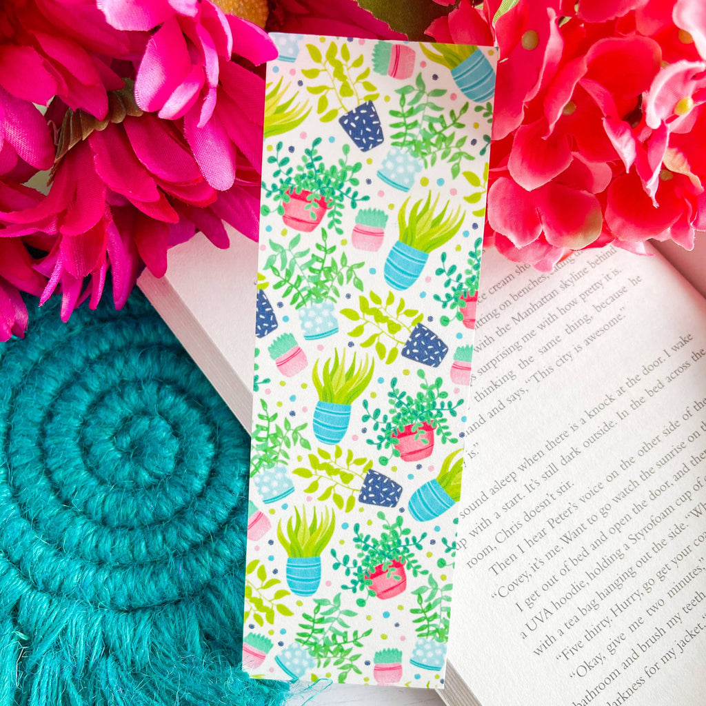 The Growth Anchor: Hand-Lettered Plant Magnetic Bookmark
