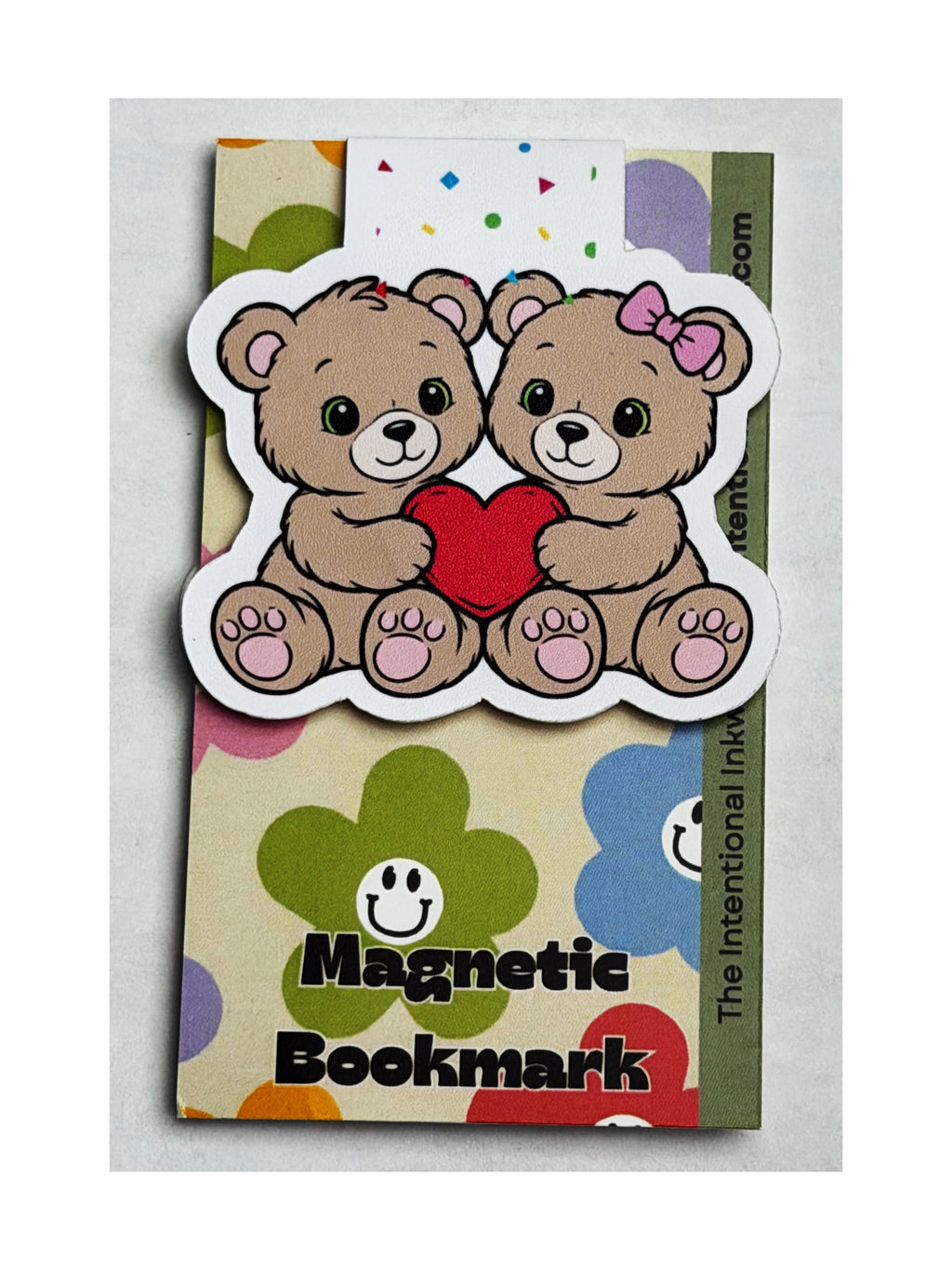 "Better Together" Twin Teddy Bears Magnetic Bookmark