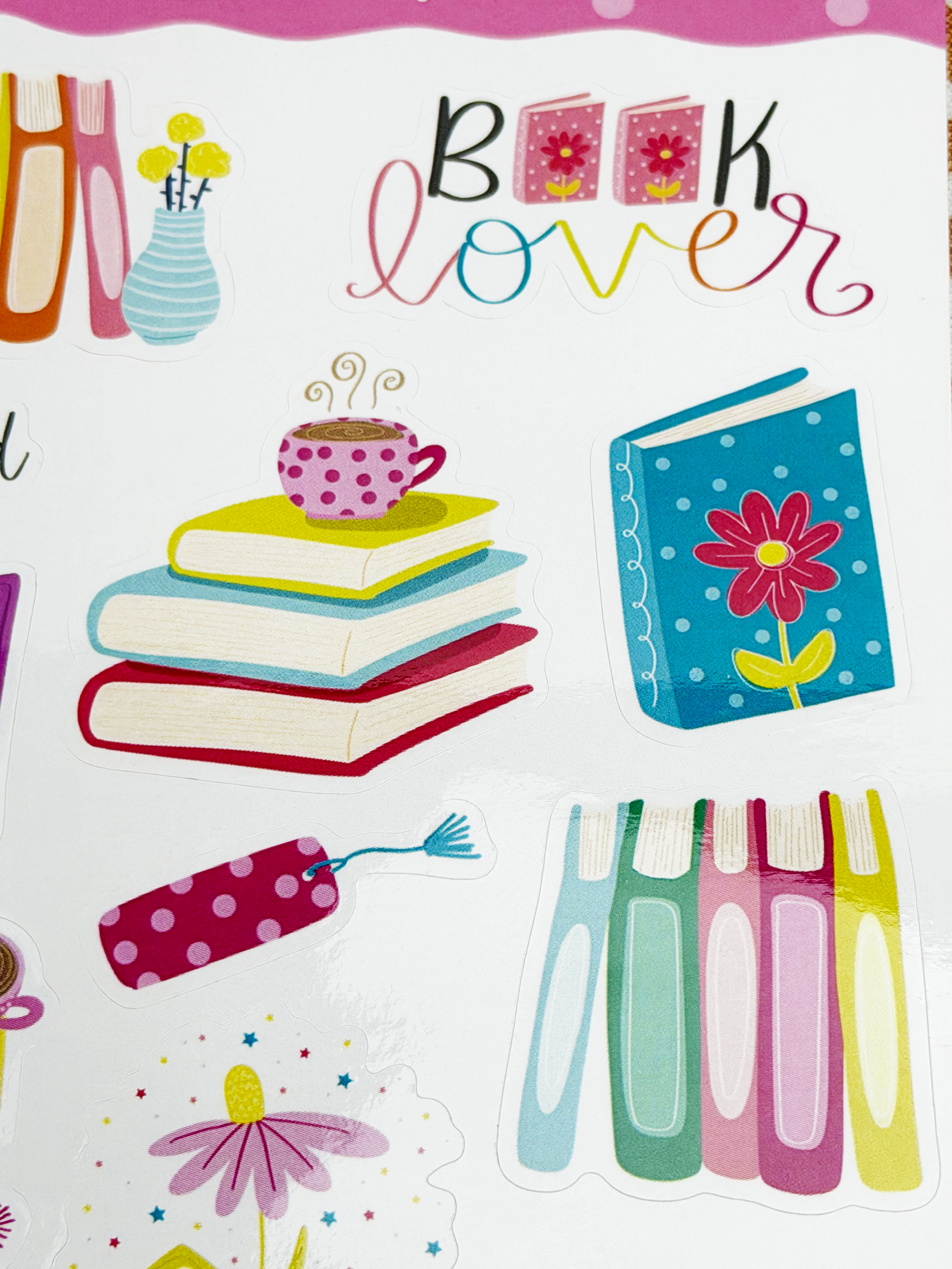 The "Classic Bookish" Planner Sticker Sheet