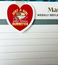 "Just a Girl Who Loves Burritos" Magnetic Bookmark