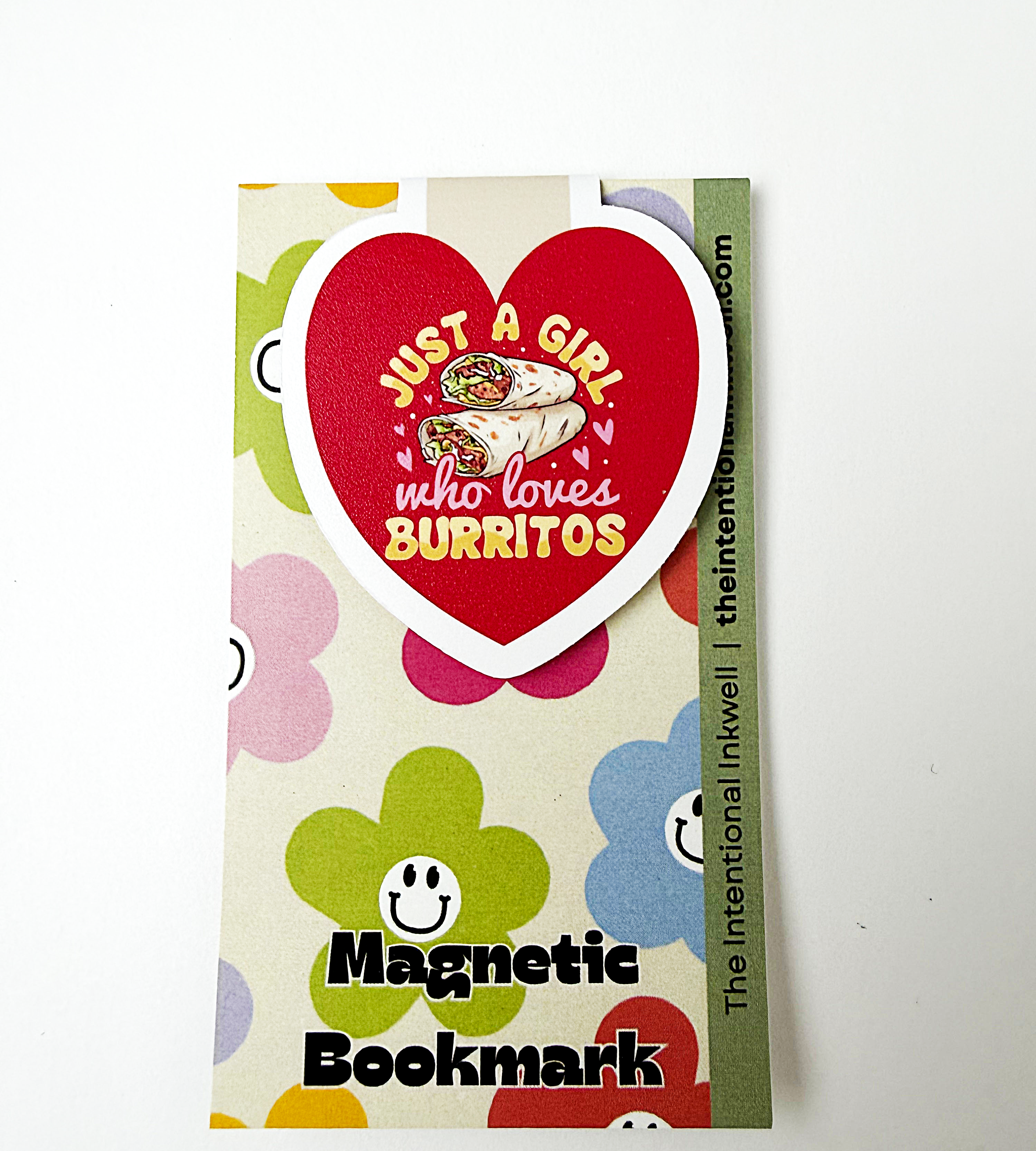 "Just a Girl Who Loves Burritos" Magnetic Bookmark