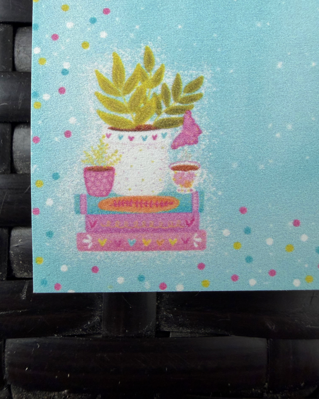 Cottage Book Stack Sticky Notes