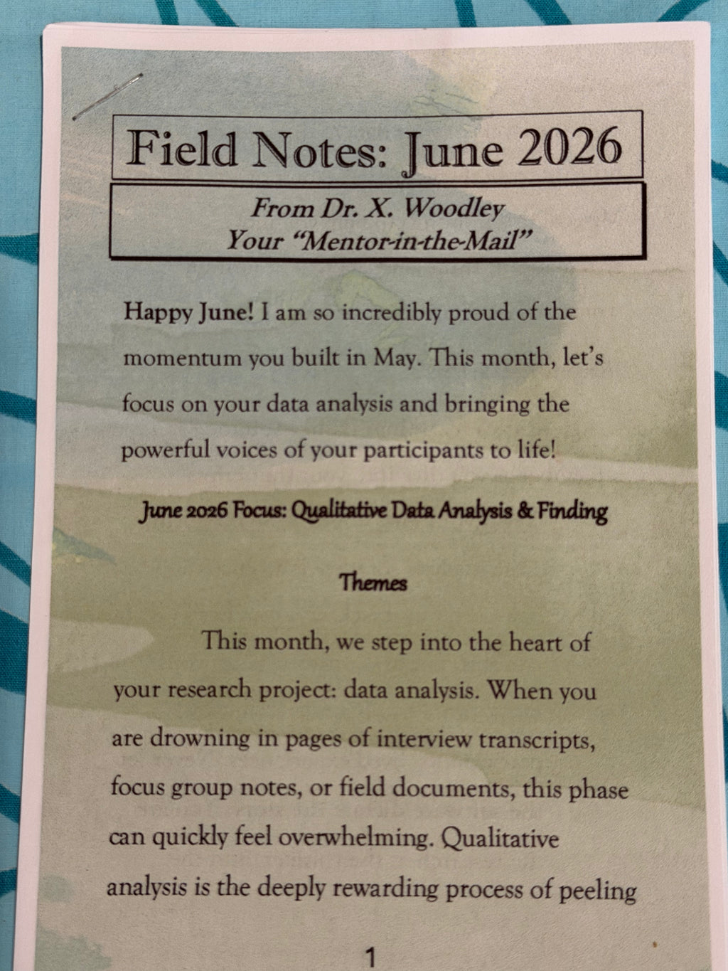 The Researcher's Field Notes: Doctoral Summer Bridge (June - July 2026)