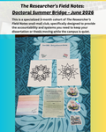 The Researcher's Field Notes: Doctoral Summer Bridge (June - July 2026)