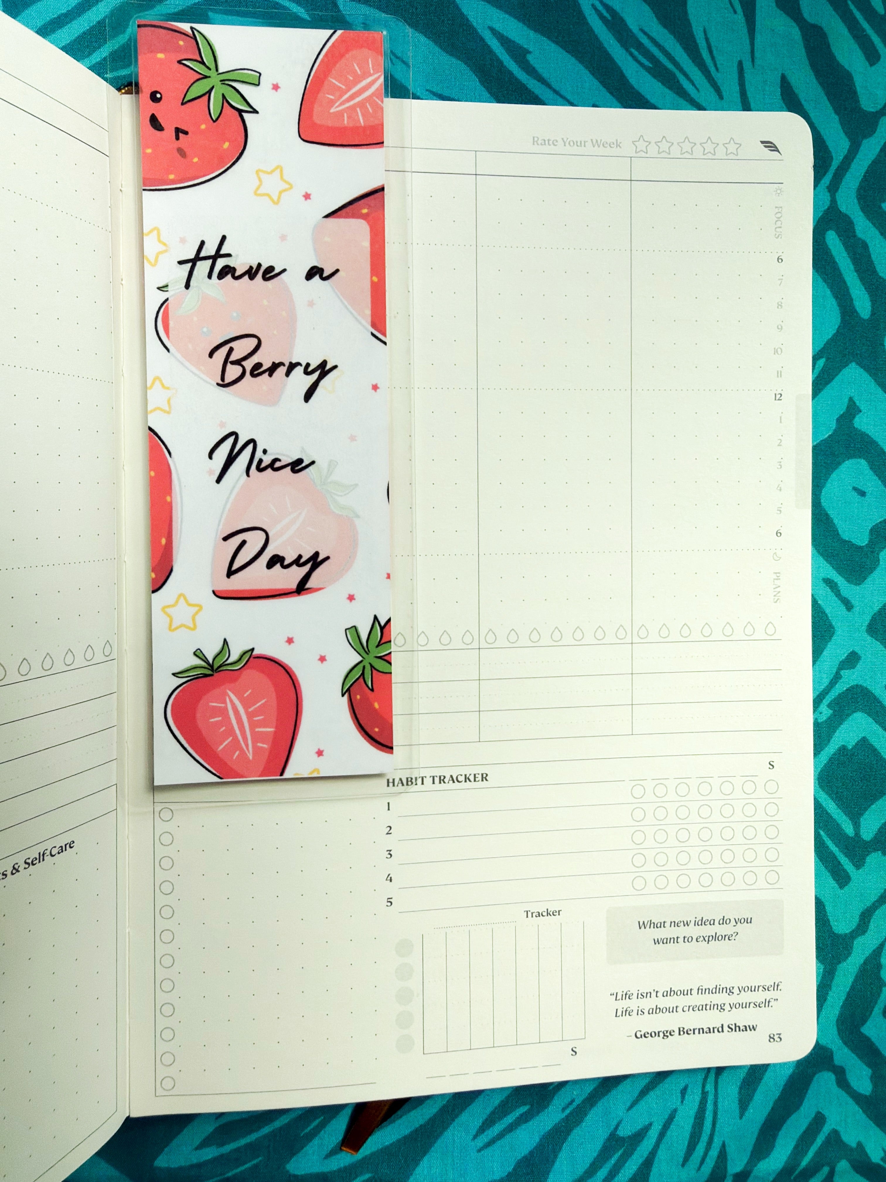 "Have a Berry Nice Day" Traditional Bookmark